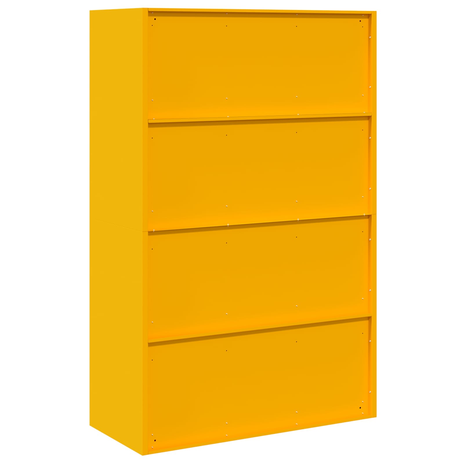 Storage Cabinet 2 pcs Mustard Yellow 90 x 40 x 140 cm