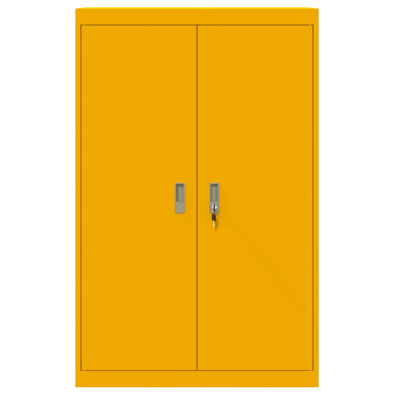 Storage Cabinet 2 pcs Mustard Yellow 90 x 40 x 140 cm