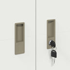 Storage Cabinet 2 pcs White 90 x 40 x 140 cm Cold-Rolled Steel