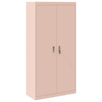 Storage Cabinet 2 pcs Pink 90 x 40 x 180 cm Cold-Rolled Steel