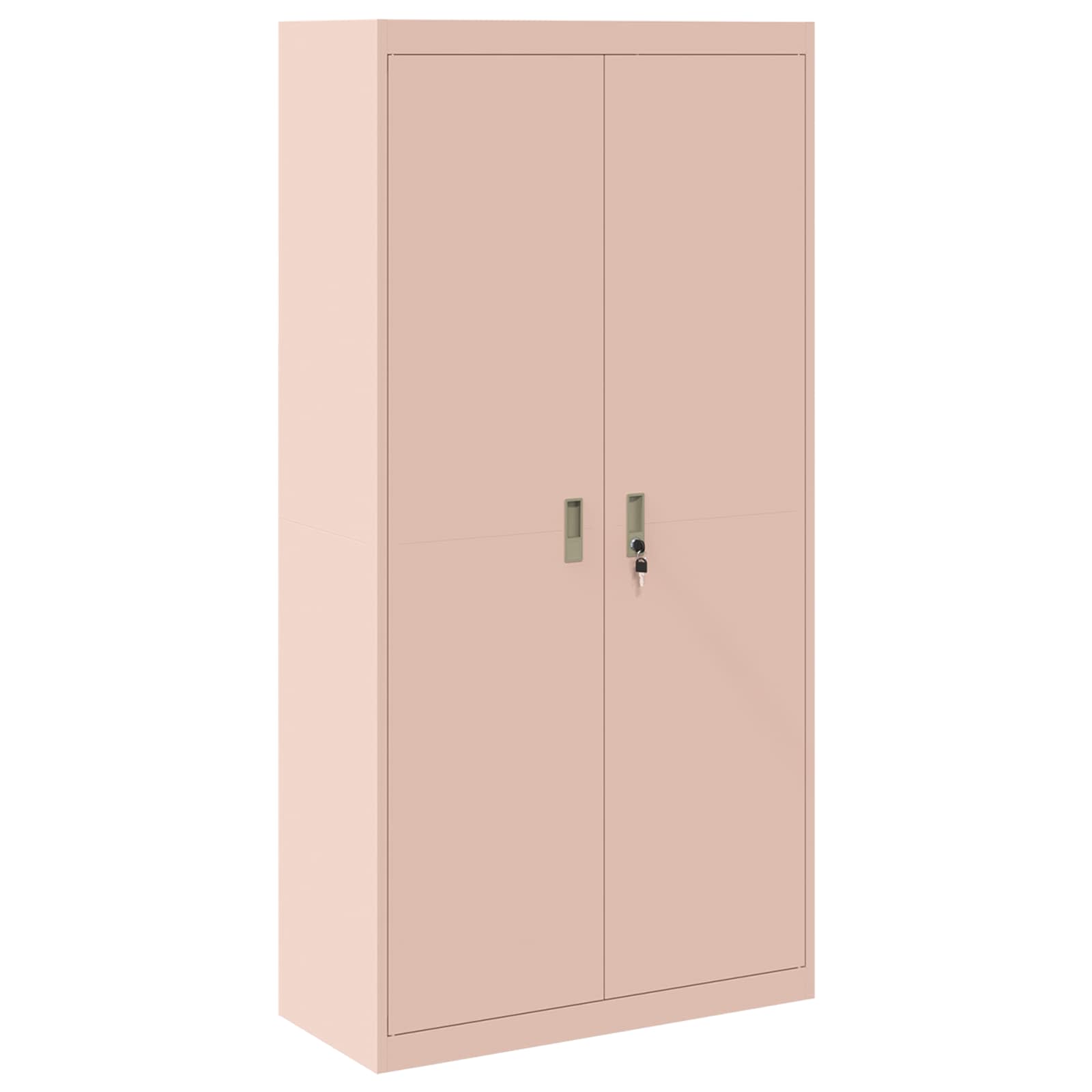 Storage Cabinet 2 pcs Pink 90 x 40 x 180 cm Cold-Rolled Steel