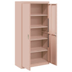 Storage Cabinet 2 pcs Pink 90 x 40 x 180 cm Cold-Rolled Steel