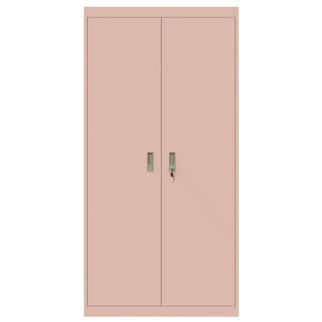 Storage Cabinet 2 pcs Pink 90 x 40 x 180 cm Cold-Rolled Steel