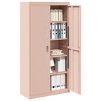 Storage Cabinet 2 pcs Pink 90 x 40 x 180 cm Cold-Rolled Steel