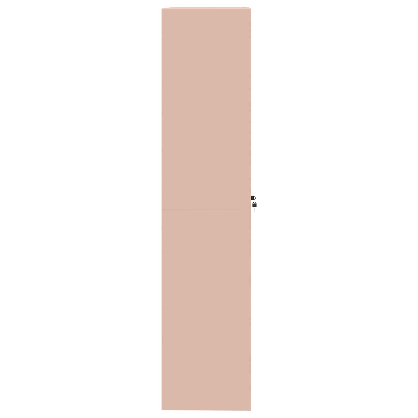 Storage Cabinet 2 pcs Pink 90 x 40 x 180 cm Cold-Rolled Steel