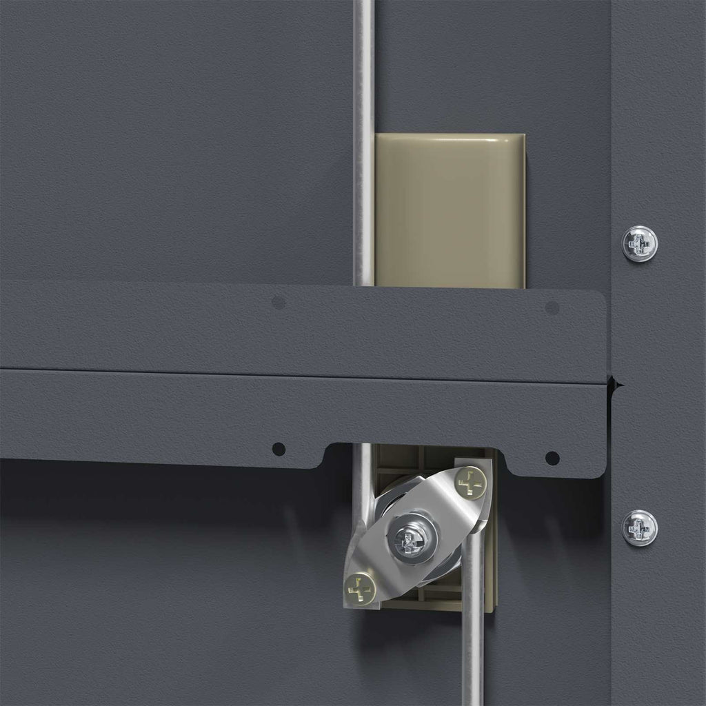 Storage Cabinet with Storage 2 pcs Anthracite 90 x 40 x 180 cm