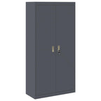 Storage Cabinet with Storage 2 pcs Anthracite 90 x 40 x 180 cm
