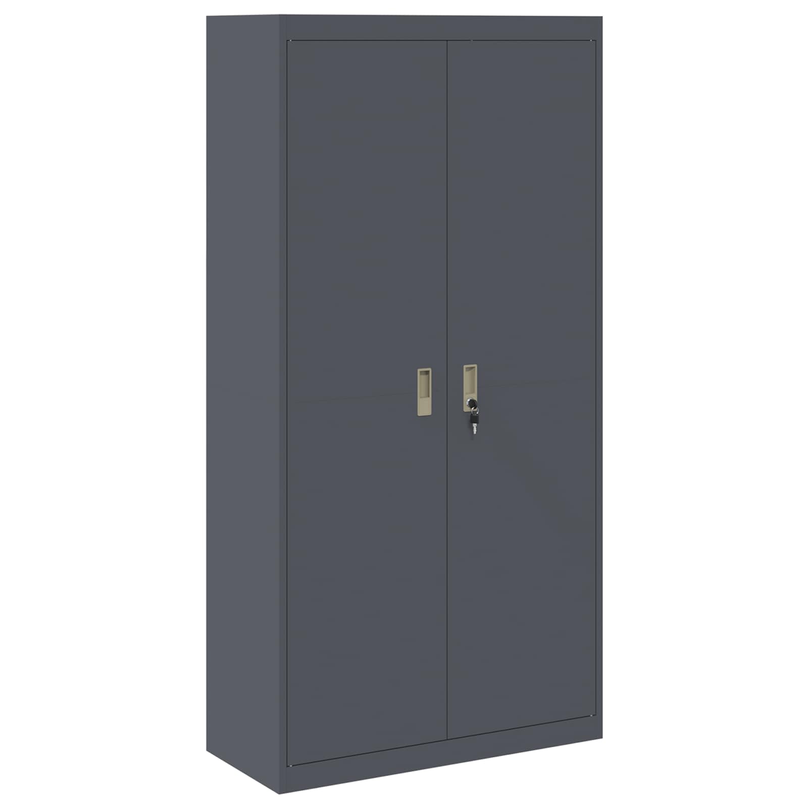 Storage Cabinet with Storage 2 pcs Anthracite 90 x 40 x 180 cm