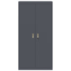 Storage Cabinet with Storage 2 pcs Anthracite 90 x 40 x 180 cm