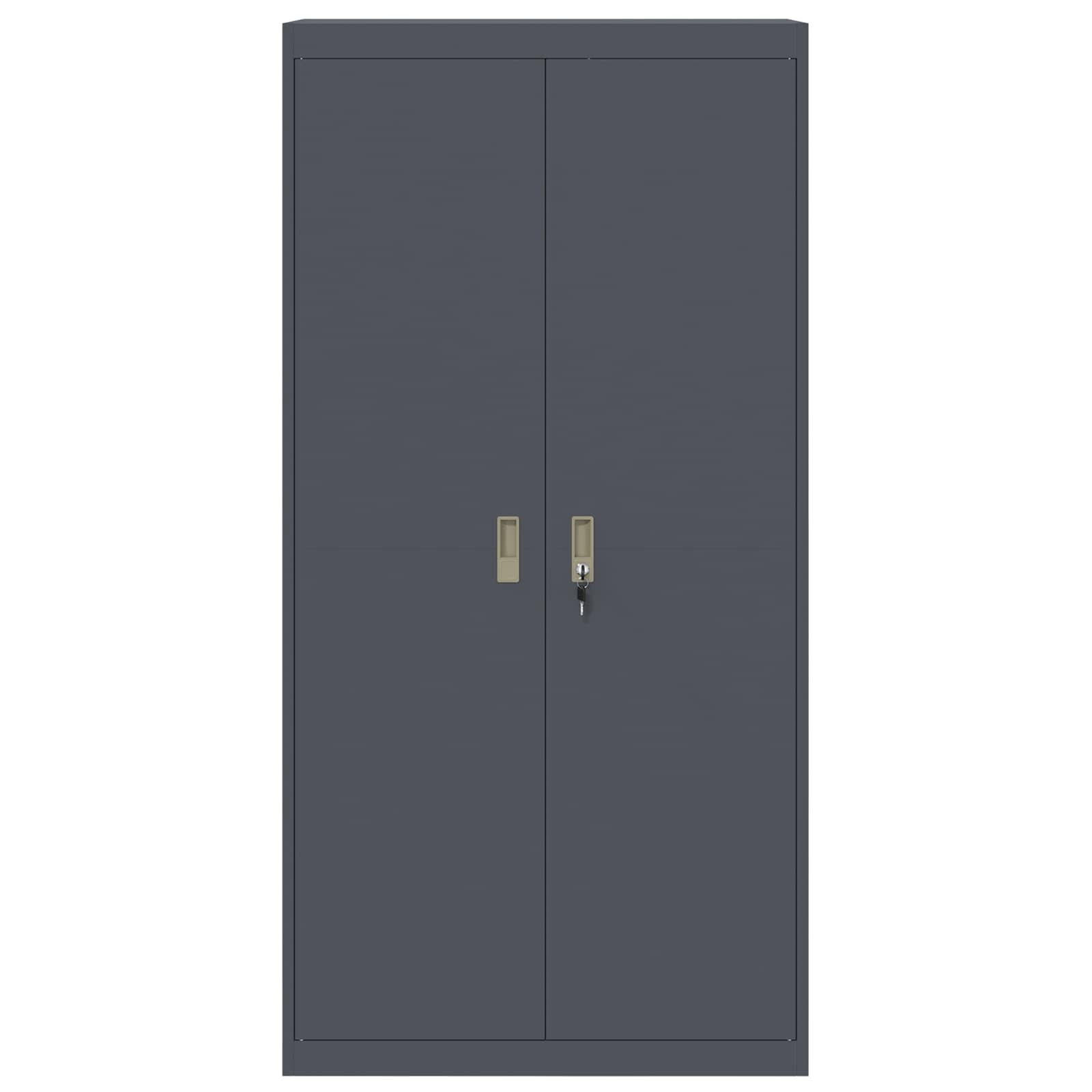 Storage Cabinet with Storage 2 pcs Anthracite 90 x 40 x 180 cm
