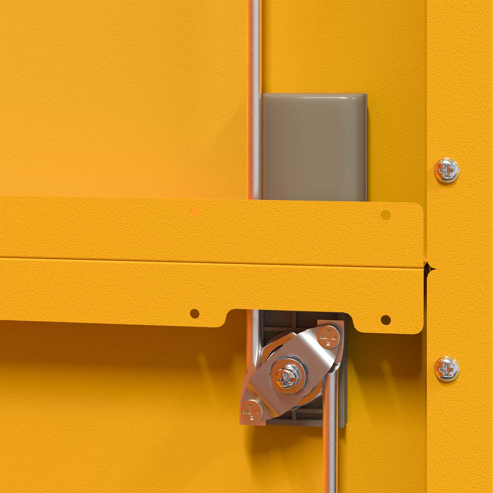 Storage Cabinet 2 pcs Mustard Yellow 90 x 40 x 180 cm