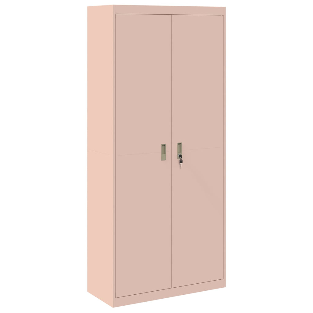 Storage Cabinet 2 pcs Pink 90 x 40 x 200 cm Cold-Rolled Steel