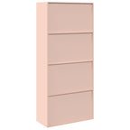 Storage Cabinet 2 pcs Pink 90 x 40 x 200 cm Cold-Rolled Steel