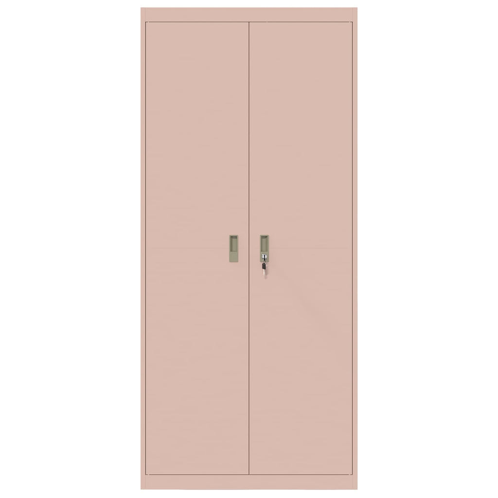 Storage Cabinet 2 pcs Pink 90 x 40 x 200 cm Cold-Rolled Steel