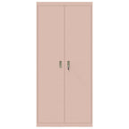 Storage Cabinet 2 pcs Pink 90 x 40 x 200 cm Cold-Rolled Steel