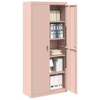 Storage Cabinet 2 pcs Pink 90 x 40 x 200 cm Cold-Rolled Steel