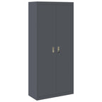 Storage Cabinet with Storage 2 pcs Anthracite 90 x 40 x 200 cm