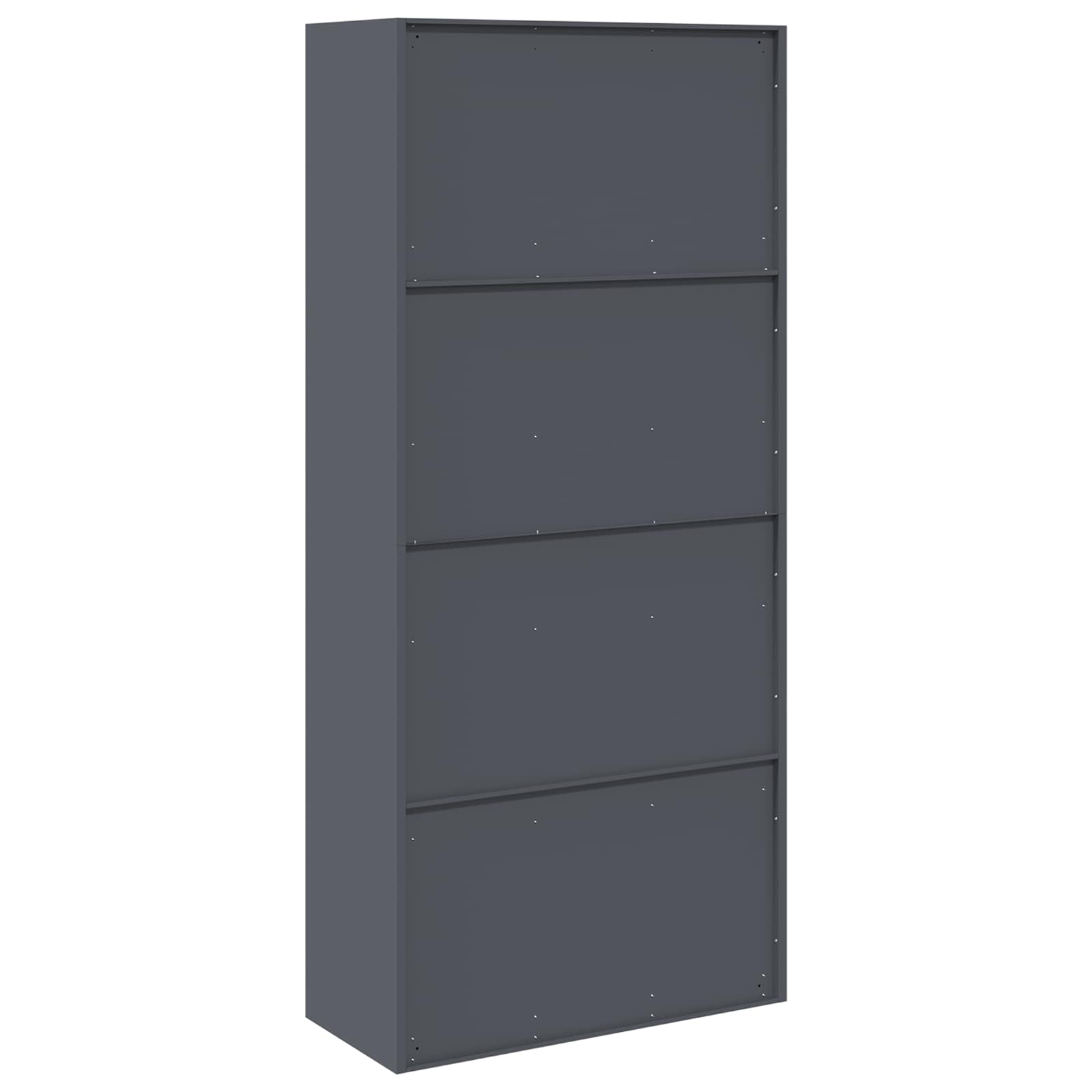 Storage Cabinet with Storage 2 pcs Anthracite 90 x 40 x 200 cm