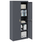 Storage Cabinet with Storage 2 pcs Anthracite 90 x 40 x 200 cm