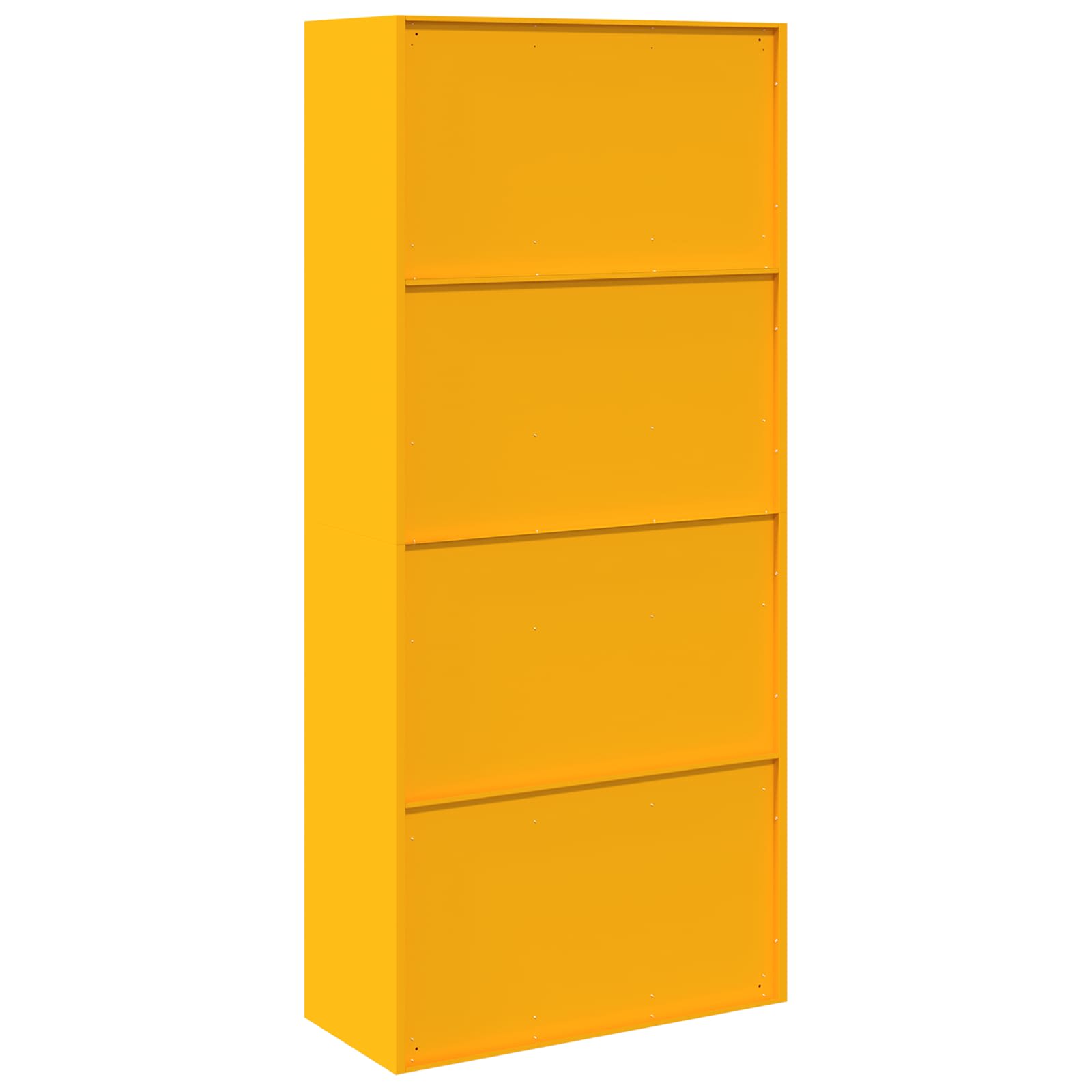 Storage Cabinet 2 pcs Mustard Yellow 90 x 40 x 200 cm