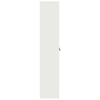 Storage Cabinet 2 pcs White 90 x 40 x 200 cm Cold-Rolled Steel