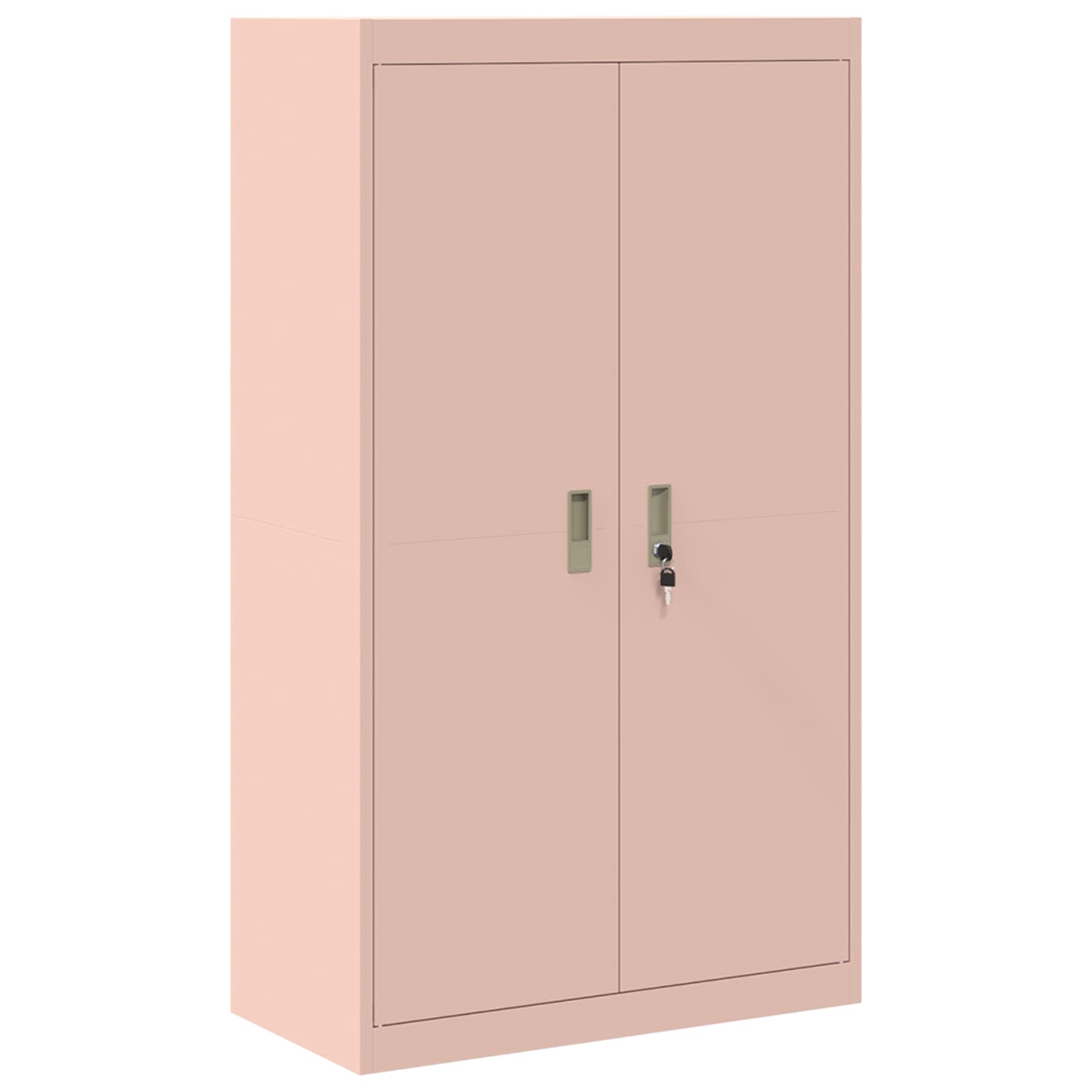 Storage Cabinet 2 pcs Pink 80 x 40 x140 cm Cold-Rolled Steel