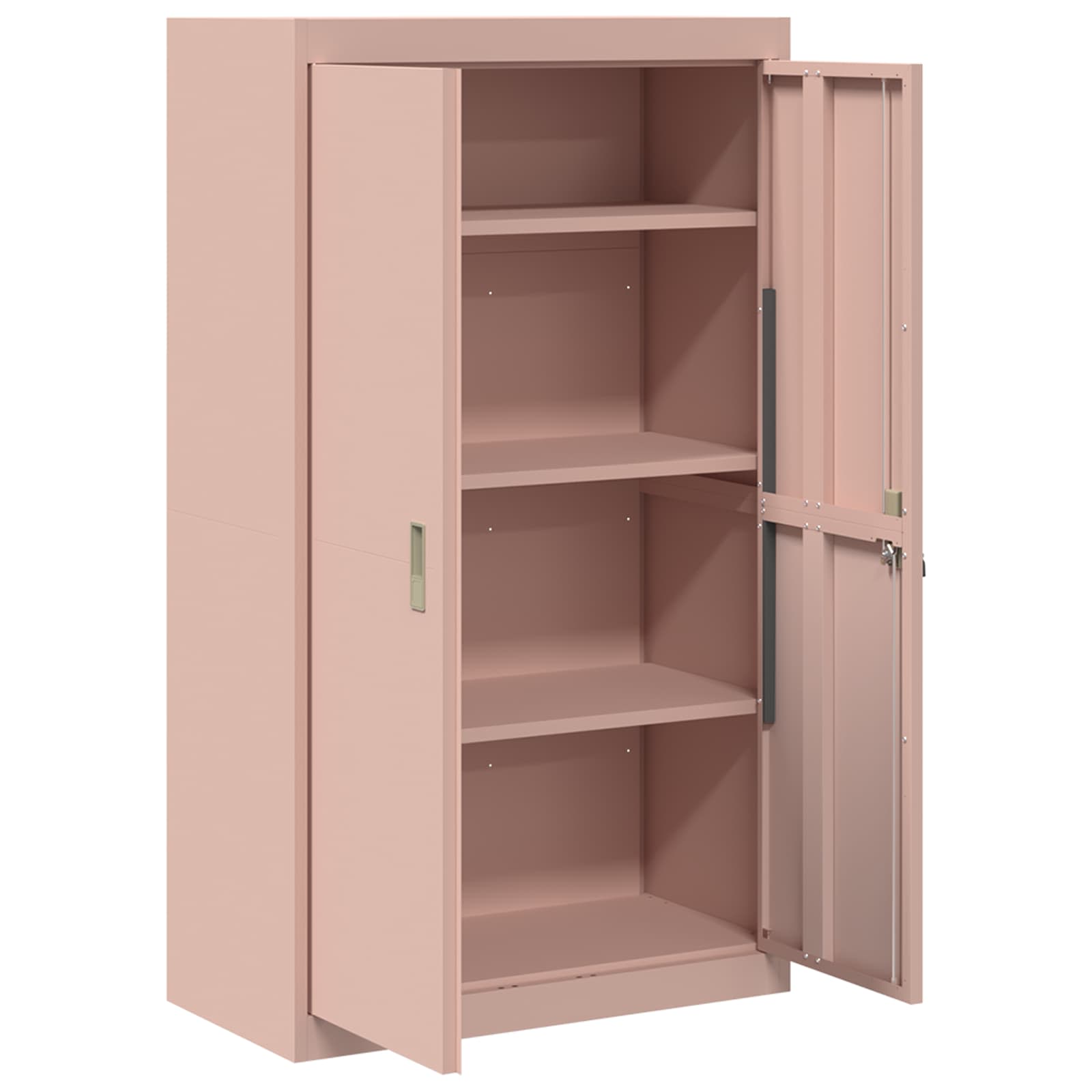 Storage Cabinet 2 pcs Pink 80 x 40 x140 cm Cold-Rolled Steel
