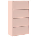 Storage Cabinet 2 pcs Pink 80 x 40 x140 cm Cold-Rolled Steel