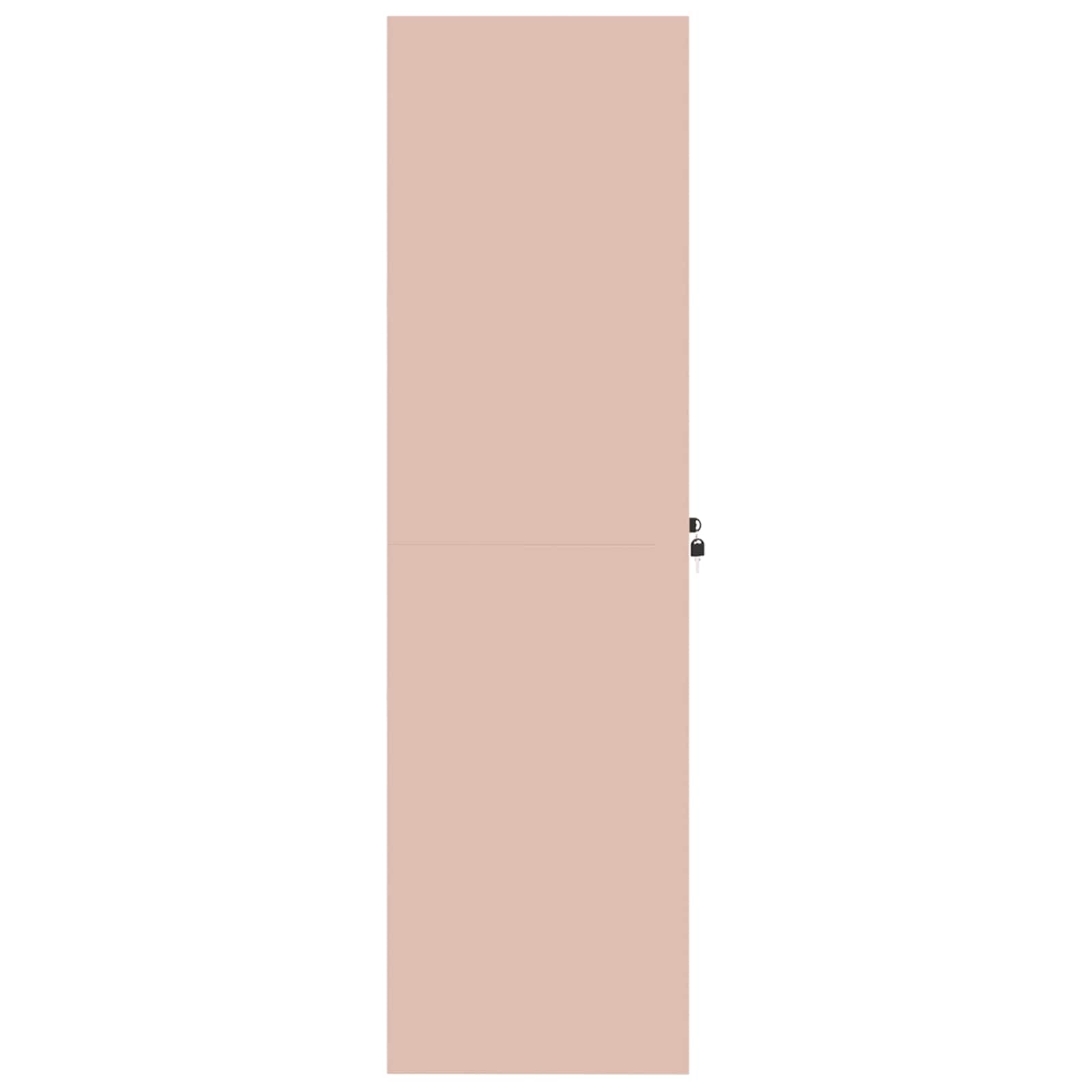 Storage Cabinet 2 pcs Pink 80 x 40 x140 cm Cold-Rolled Steel