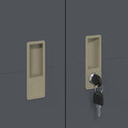 Storage Cabinet with Storage 2 pcs Anthracite 80 x 40 x140 cm