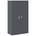 Storage Cabinet with Storage 2 pcs Anthracite 80 x 40 x140 cm