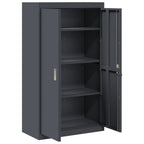 Storage Cabinet with Storage 2 pcs Anthracite 80 x 40 x140 cm