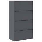 Storage Cabinet with Storage 2 pcs Anthracite 80 x 40 x140 cm