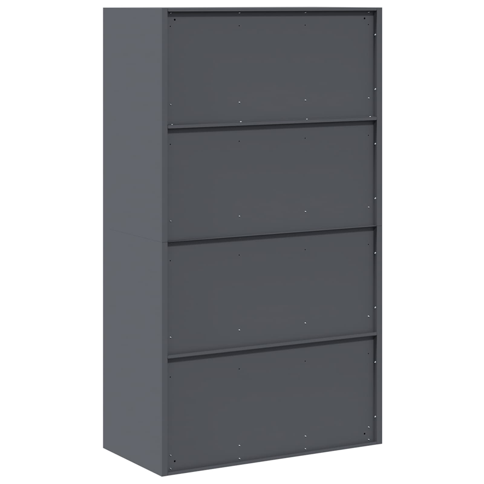 Storage Cabinet with Storage 2 pcs Anthracite 80 x 40 x140 cm