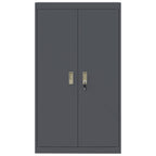 Storage Cabinet with Storage 2 pcs Anthracite 80 x 40 x140 cm