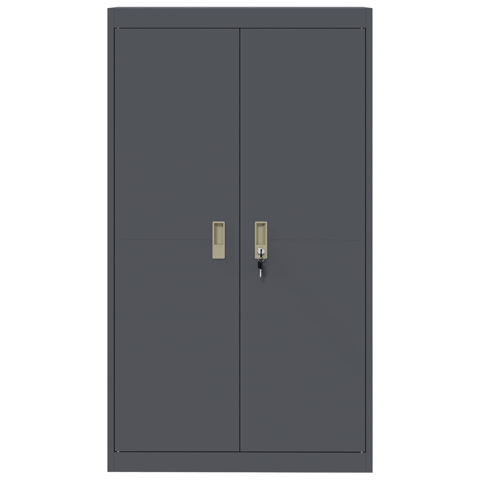 Storage Cabinet with Storage 2 pcs Anthracite 80 x 40 x140 cm