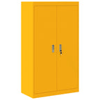 Storage Cabinet 2 pcs Mustard Yellow 80 x 40 x140 cm