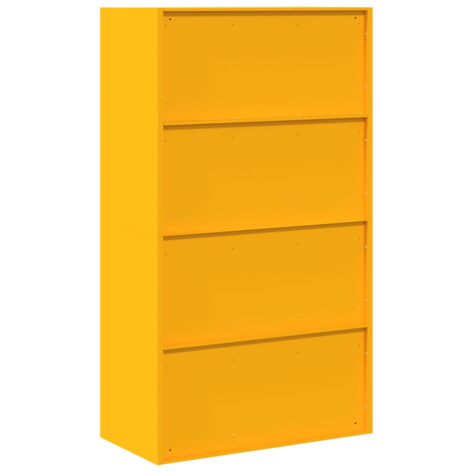 Storage Cabinet 2 pcs Mustard Yellow 80 x 40 x140 cm
