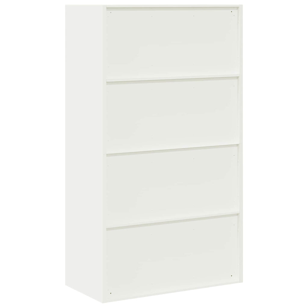 Storage Cabinet 2 pcs White 80 x 40 x140 cm Cold-Rolled Steel