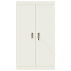 Storage Cabinet 2 pcs White 80 x 40 x140 cm Cold-Rolled Steel