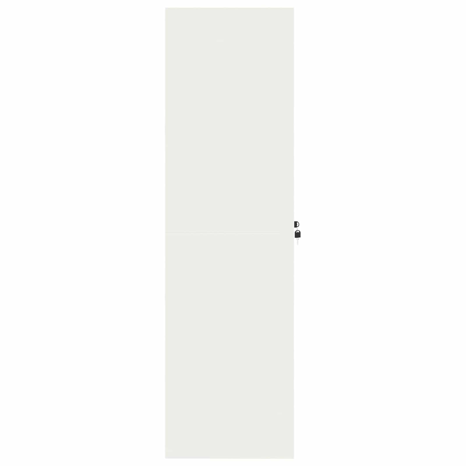 Storage Cabinet 2 pcs White 80 x 40 x140 cm Cold-Rolled Steel