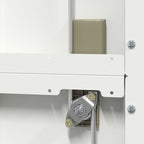 Storage Cabinet 2 pcs Black 80 x 40 x200 cm Cold-Rolled Steel