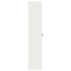 Storage Cabinet 2 pcs White 80 x 40 x200 cm Cold-Rolled Steel