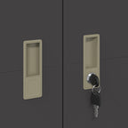 Storage Cabinet 2 pcs Black 60 x 40 x180 cm Cold-Rolled Steel