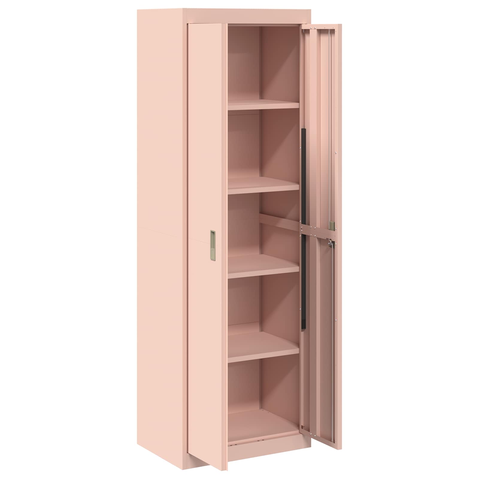Storage Cabinet 2 pcs Pink 60 x 40 x180 cm Cold-Rolled Steel