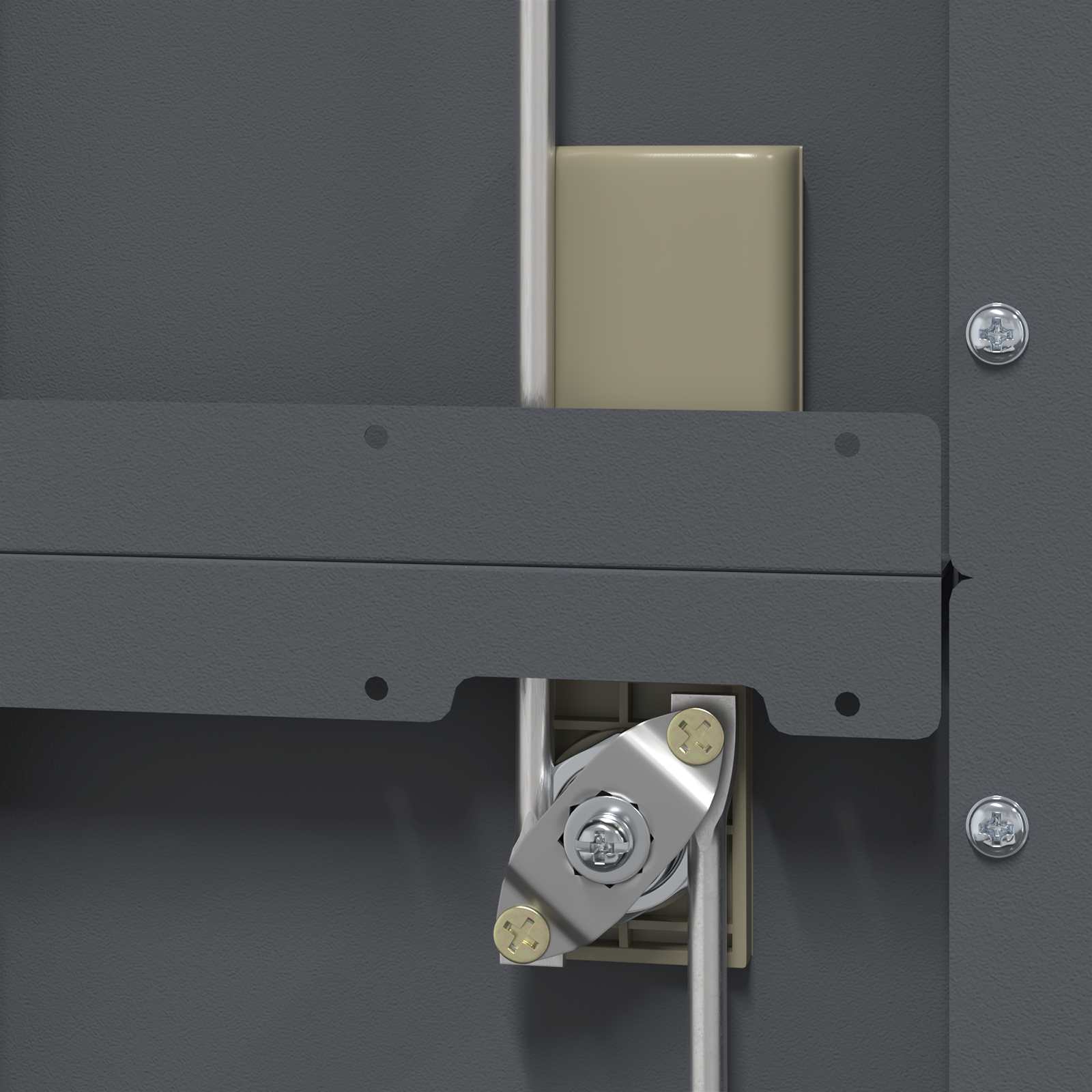 Storage Cabinet with Storage 2 pcs Anthracite 60 x 40 x180 cm