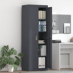 Storage Cabinet with Storage 2 pcs Anthracite 60 x 40 x180 cm