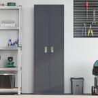 Storage Cabinet with Storage 2 pcs Anthracite 60 x 40 x180 cm