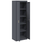 Storage Cabinet with Storage 2 pcs Anthracite 60 x 40 x180 cm