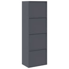 Storage Cabinet with Storage 2 pcs Anthracite 60 x 40 x180 cm